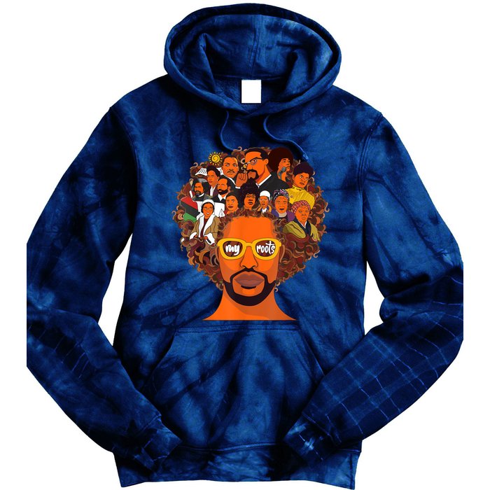 I Love My Roots Back Powerful Black History Month Dna Pride Design Tie Dye Hoodie