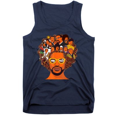 I Love My Roots Back Powerful Black History Month Dna Pride Design Tank Top