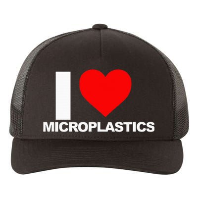 I Love Microplastics Yupoong Adult 5-Panel Trucker Hat