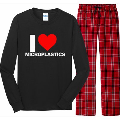 I Love Microplastics Long Sleeve Pajama Set