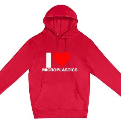 I Love Microplastics Premium Pullover Hoodie