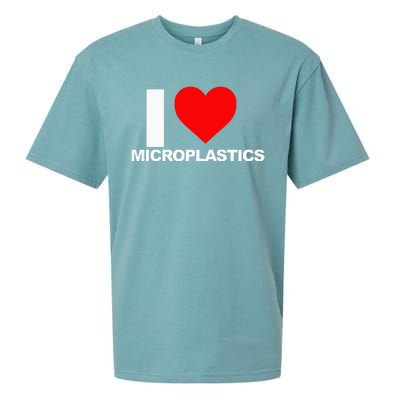 I Love Microplastics Sueded Cloud Jersey T-Shirt