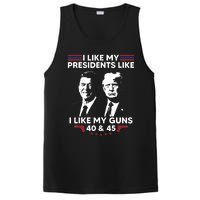 I Like My Presidents Like I Like My Guns 40 & 45 Vote Trump PosiCharge Competitor Tank