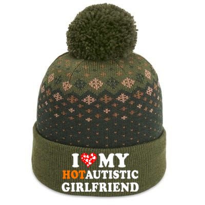 I Love My Hot Autistic Girlfriend The Baniff Cuffed Pom Beanie