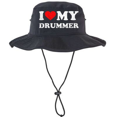 I Love My Drummer I Heart My Drummer Apparel Bucket Hat