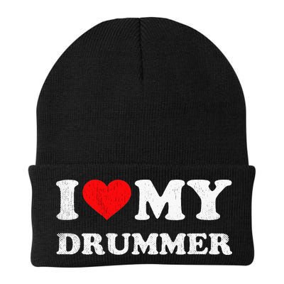 I Love My Drummer I Heart My Drummer Apparel Beanie