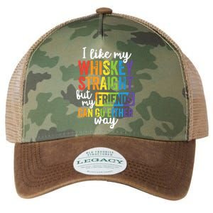 I Like My Whiskey Straight LGBT Pride Gay Lesbian Legacy Tie Dye Trucker Hat