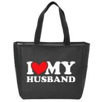 I love my husband Zip Tote Bag