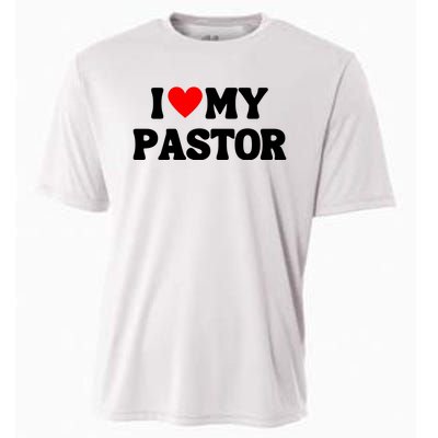 I Love My Pastor Cooling Performance Crew T-Shirt