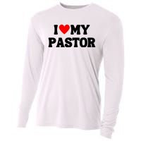 I Love My Pastor Cooling Performance Long Sleeve Crew