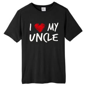 I Love My Uncle Valentines Outfit Matching Oncle Family Gift Tall Fusion ChromaSoft Performance T-Shirt