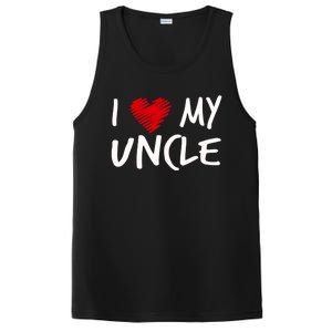 I Love My Uncle Valentines Outfit Matching Oncle Family Gift PosiCharge Competitor Tank