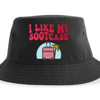 I Like My Sootcase Suitcase Funny Travel Bag Humor Trendy Sustainable Bucket Hat