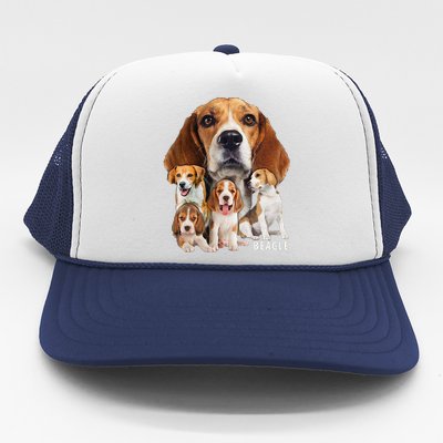 I Love My Beagle Dog Themed Funny Beagle Lover Trucker Hat