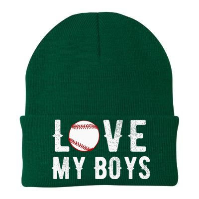 I Love My  Baseball Mom funny mother's day Knit Cap Winter Beanie