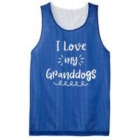 I Love My Granddogs Dog Grandma Grandpa Granddog Gift Mesh Reversible Basketball Jersey Tank