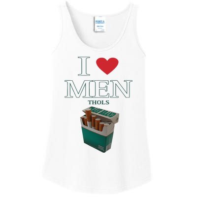 I Love Men Thols Average Smoker Ladies Essential Tank