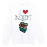 I Love Men Thols Average Smoker Premium Crewneck Sweatshirt