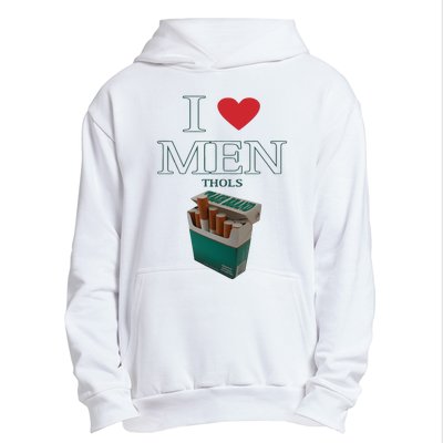 I Love Men Thols Average Smoker Urban Pullover Hoodie