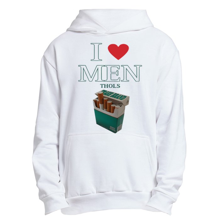 I Love Men Thols Average Smoker Urban Pullover Hoodie