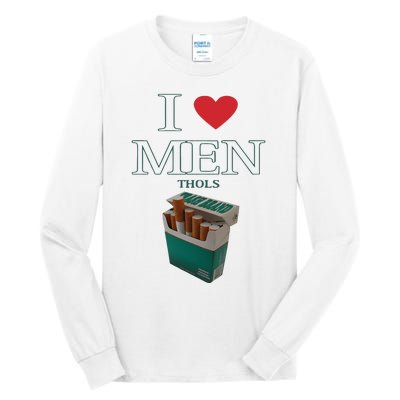 I Love Men Thols Average Smoker Tall Long Sleeve T-Shirt