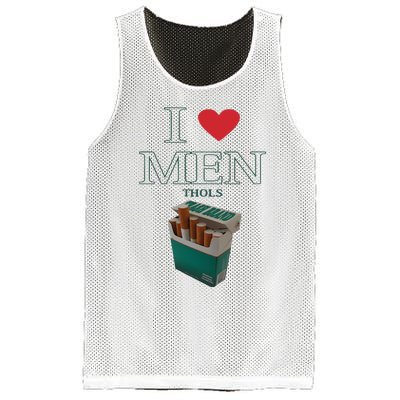 I Love Men Thols Average Smoker Mesh Reversible Basketball Jersey Tank