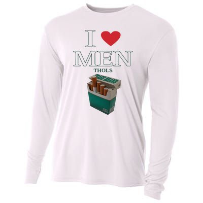 I Love Men Thols Average Smoker Cooling Performance Long Sleeve Crew