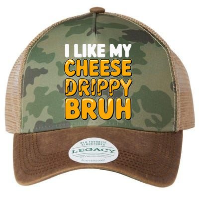 I Like My Cheese Drippy Bruh Pop Culture Legacy Tie Dye Trucker Hat