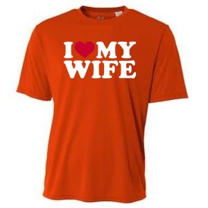 I Love My Wife Cool Gift Cooling Performance Crew T-Shirt