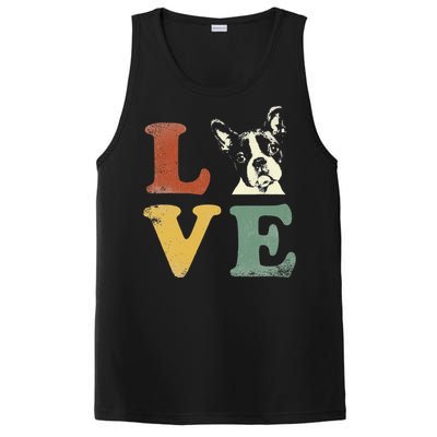 I Love My Boston Terrier For Dog Lovers Retro PosiCharge Competitor Tank