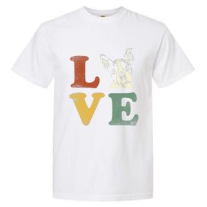 I Love My Boston Terrier For Dog Lovers Retro Garment-Dyed Heavyweight T-Shirt