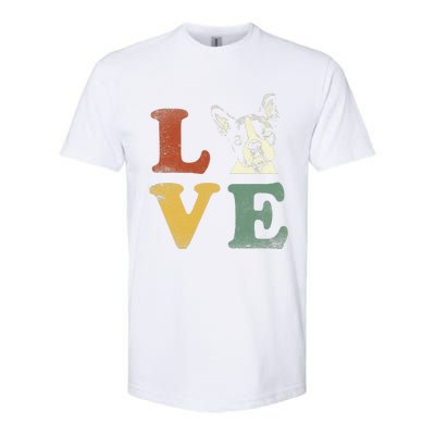 I Love My Boston Terrier For Dog Lovers Retro Softstyle CVC T-Shirt