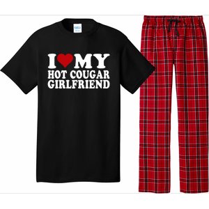 I Love My Hot Cougar Girlfriend I Heart My Cougar Girlfriend Pajama Set