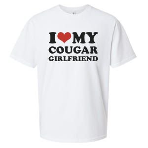 I Love My Cougar Girlfriend Sueded Cloud Jersey T-Shirt