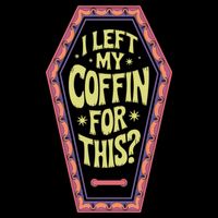 I Left My Coffin For This Funny Halloween Coffin Impact Tech Backpack