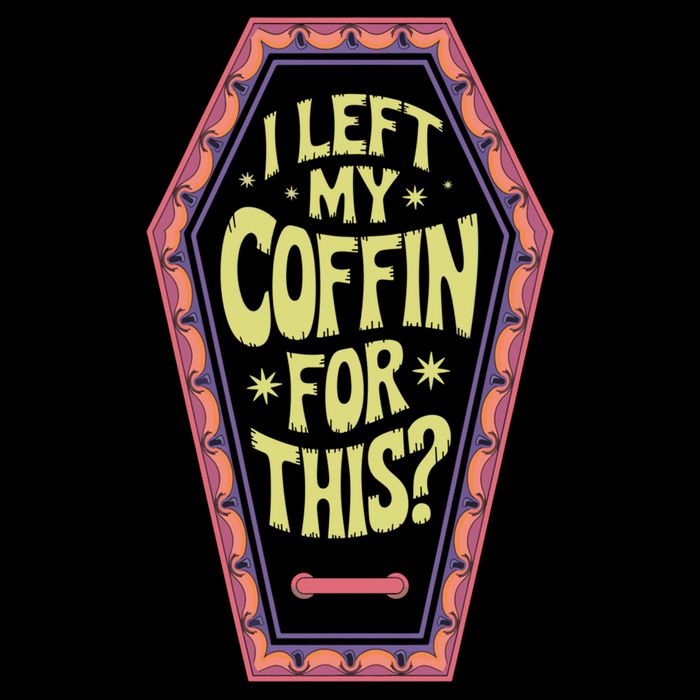 I Left My Coffin For This Funny Halloween Coffin Impact Tech Backpack