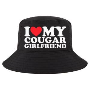 I Love My Hot Cougar Girlfriend I Heart My Hot Cougar Gf Cool Comfort Performance Bucket Hat