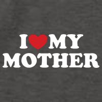 I Love My Mother Vector Backpack