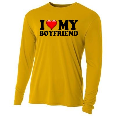 I Love My Boyfriend Cooling Performance Long Sleeve Crew