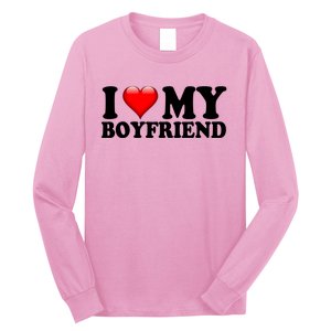 I Love My Boyfriend Long Sleeve Shirt