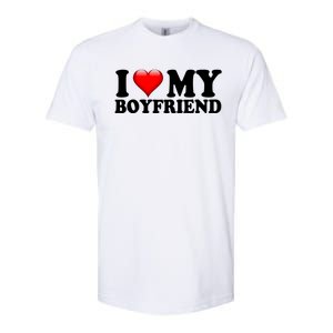 I Love My Boyfriend Softstyle CVC T-Shirt