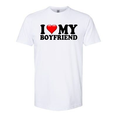 I Love My Boyfriend Softstyle® CVC T-Shirt