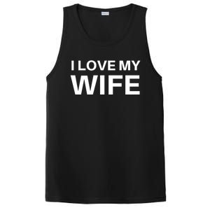 I Love My Wife Gift Couple Funny FatherS Day Gift PosiCharge Competitor Tank