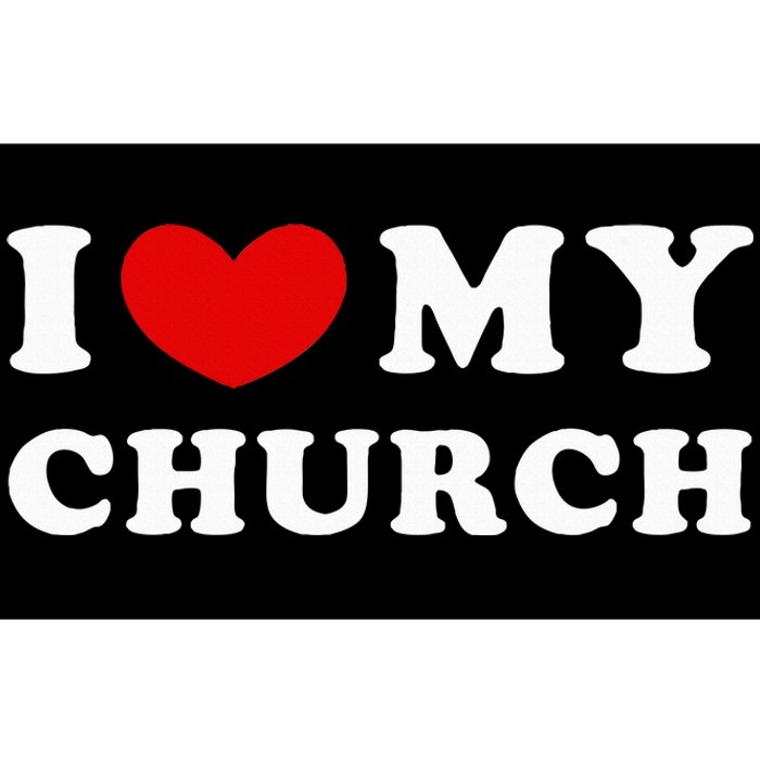 I Love My Church Bumper Sticker