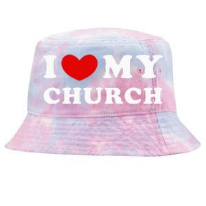 I Love My Church Tie-Dyed Bucket Hat