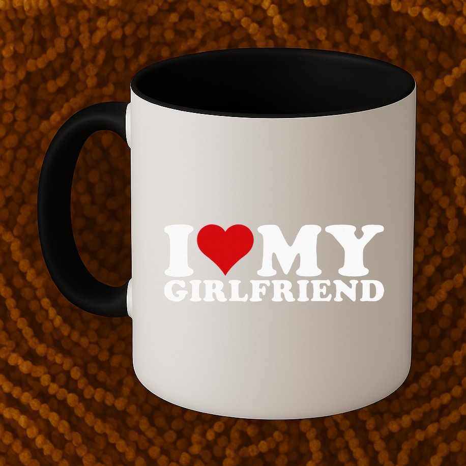 I Love My Girlfriend Gf I Heart My Girlfriend GF Mug