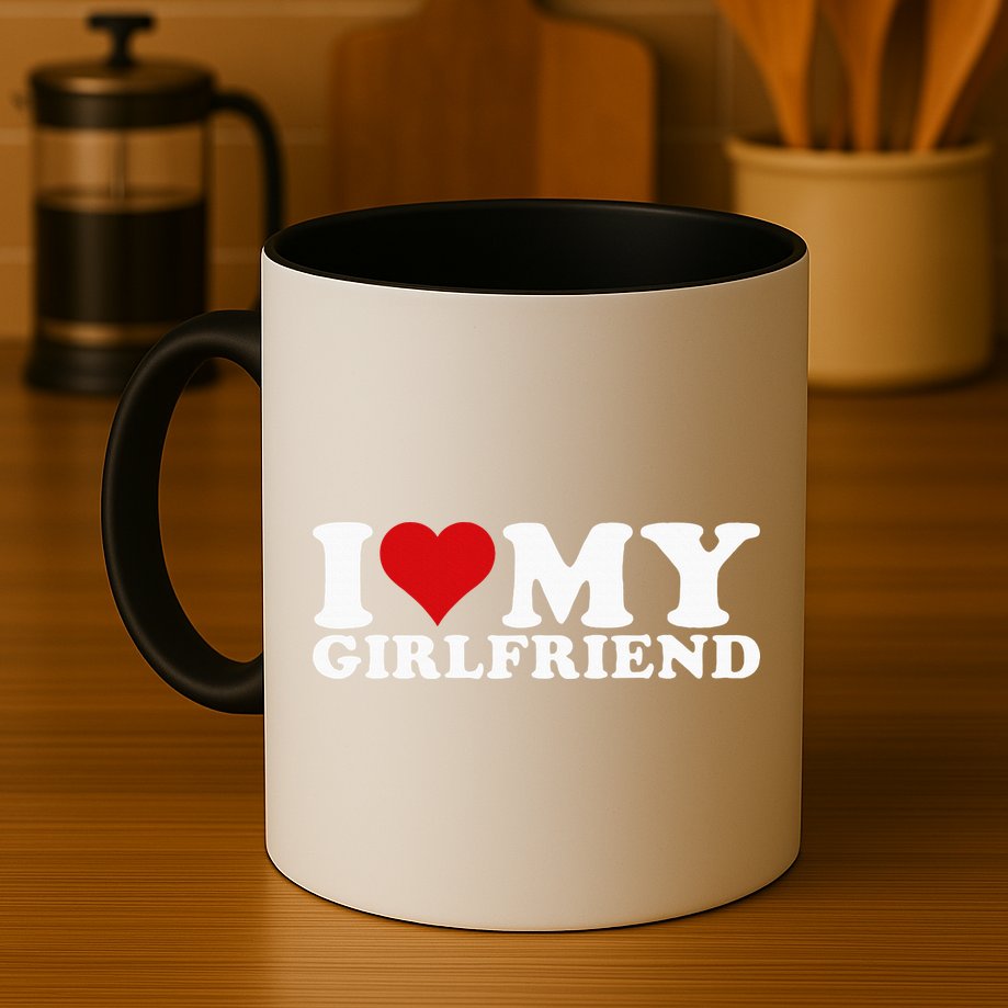 I Love My Girlfriend Gf I Heart My Girlfriend GF Mug
