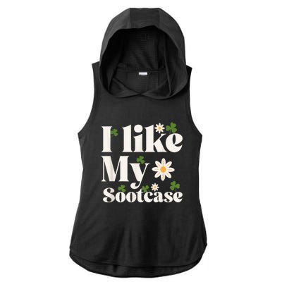 I Like My Suitcase Funny Sootcase Viral Meme Ladies PosiCharge Tri-Blend Wicking Draft Hoodie Tank