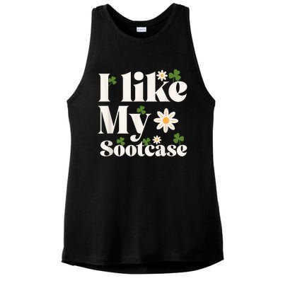 I Like My Suitcase Funny Sootcase Viral Meme Ladies PosiCharge Tri-Blend Wicking Tank