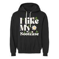 I Like My Suitcase Funny Sootcase Viral Meme Garment-Dyed Fleece Hoodie
